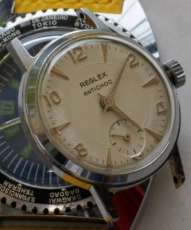 Reglex, montres populaires. certainement un des dernières montre mécanique de cette marque qui a disparu. 